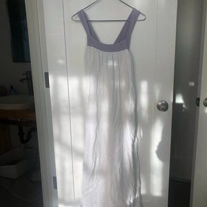 Free People white maxi dress